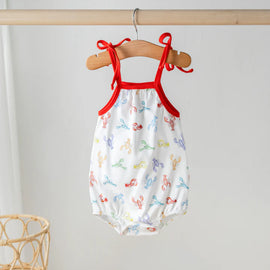 Colorful Claws Crawfish Tie Onesie