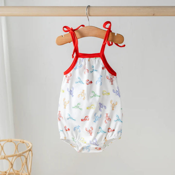 Colorful Claws Crawfish Tie Onesie