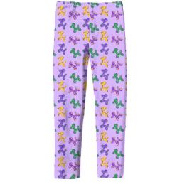 Mardi Gras Balloon Dog Leggings