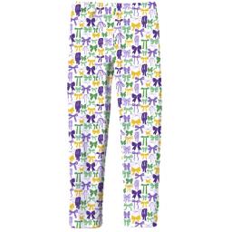 Mardi Gras Bows Leggings