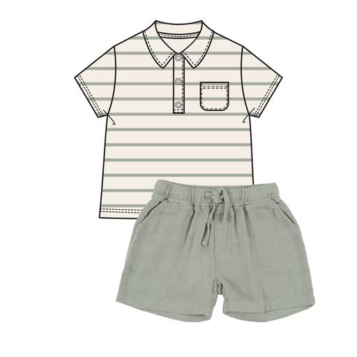 Polo Shirt & Short Set - 0