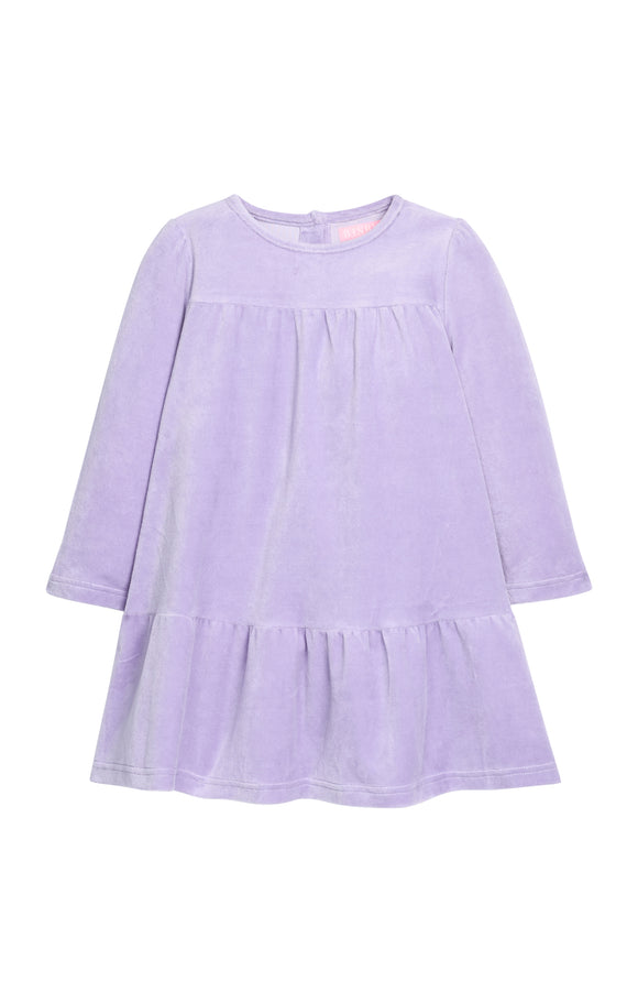 Lisle Dress - Lavender Velour