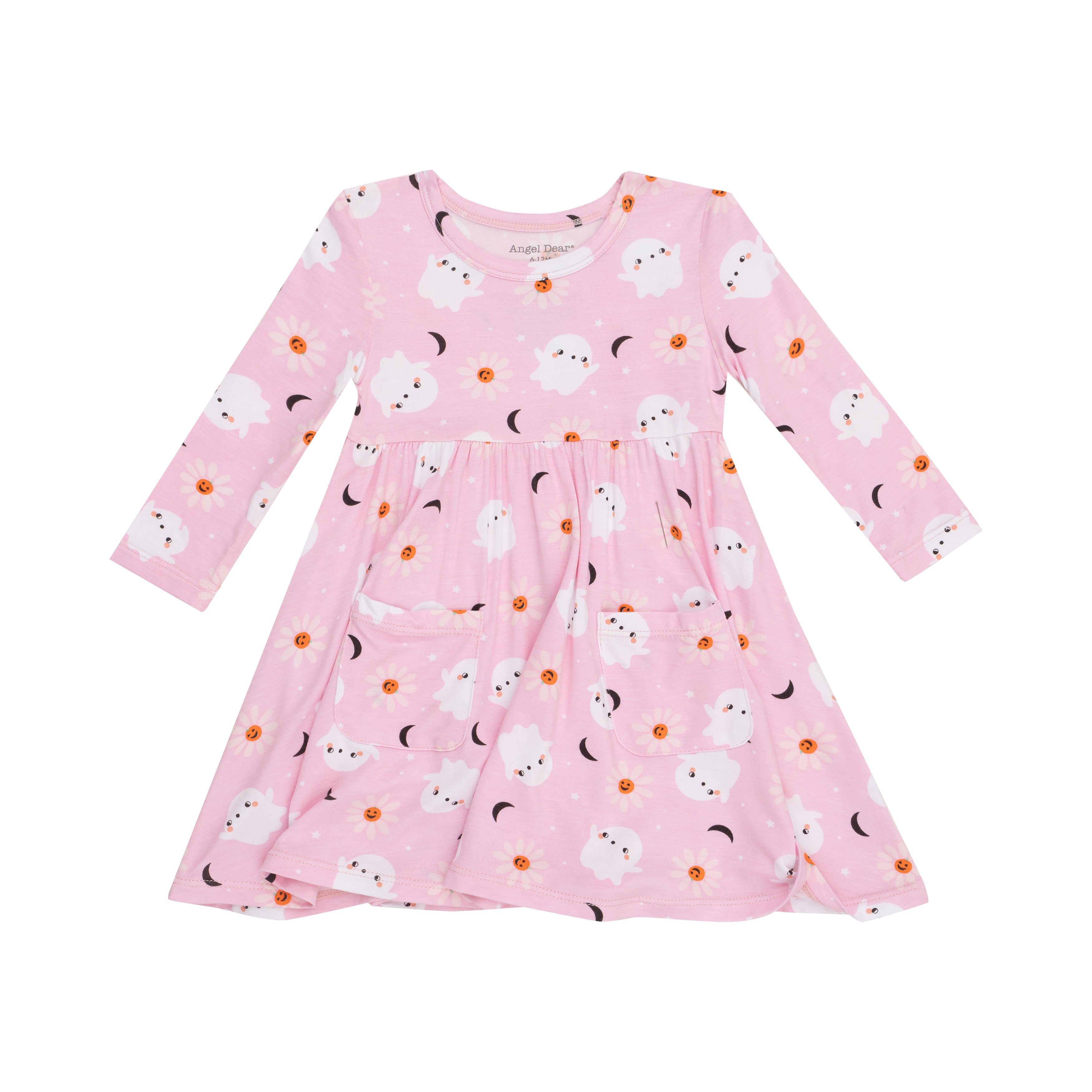 Spooky Ghost Twirly L/s Dress