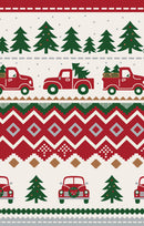 Red Truck Fair Isle - L/s Loungewear Set-2