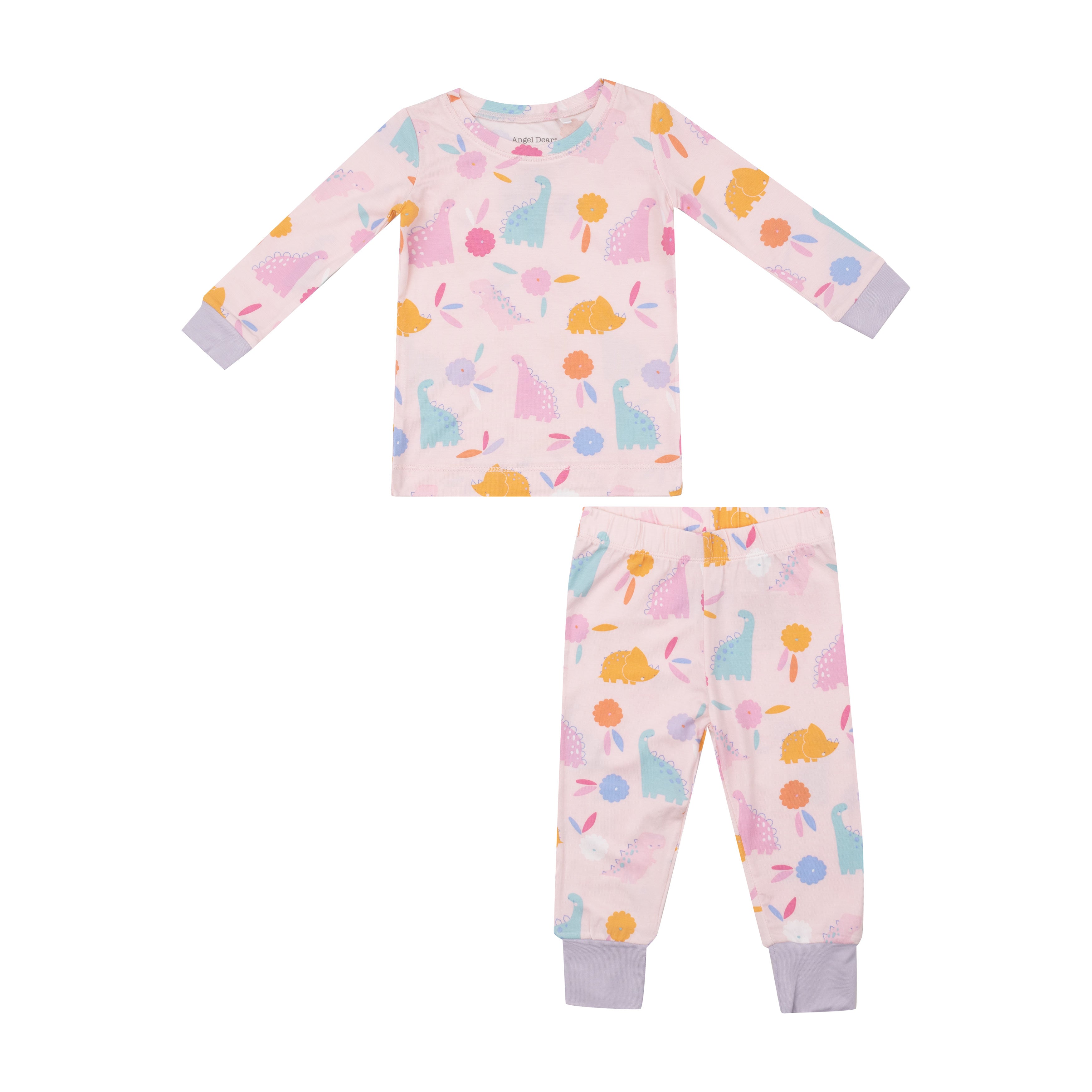 Floral Dinos PJs Set