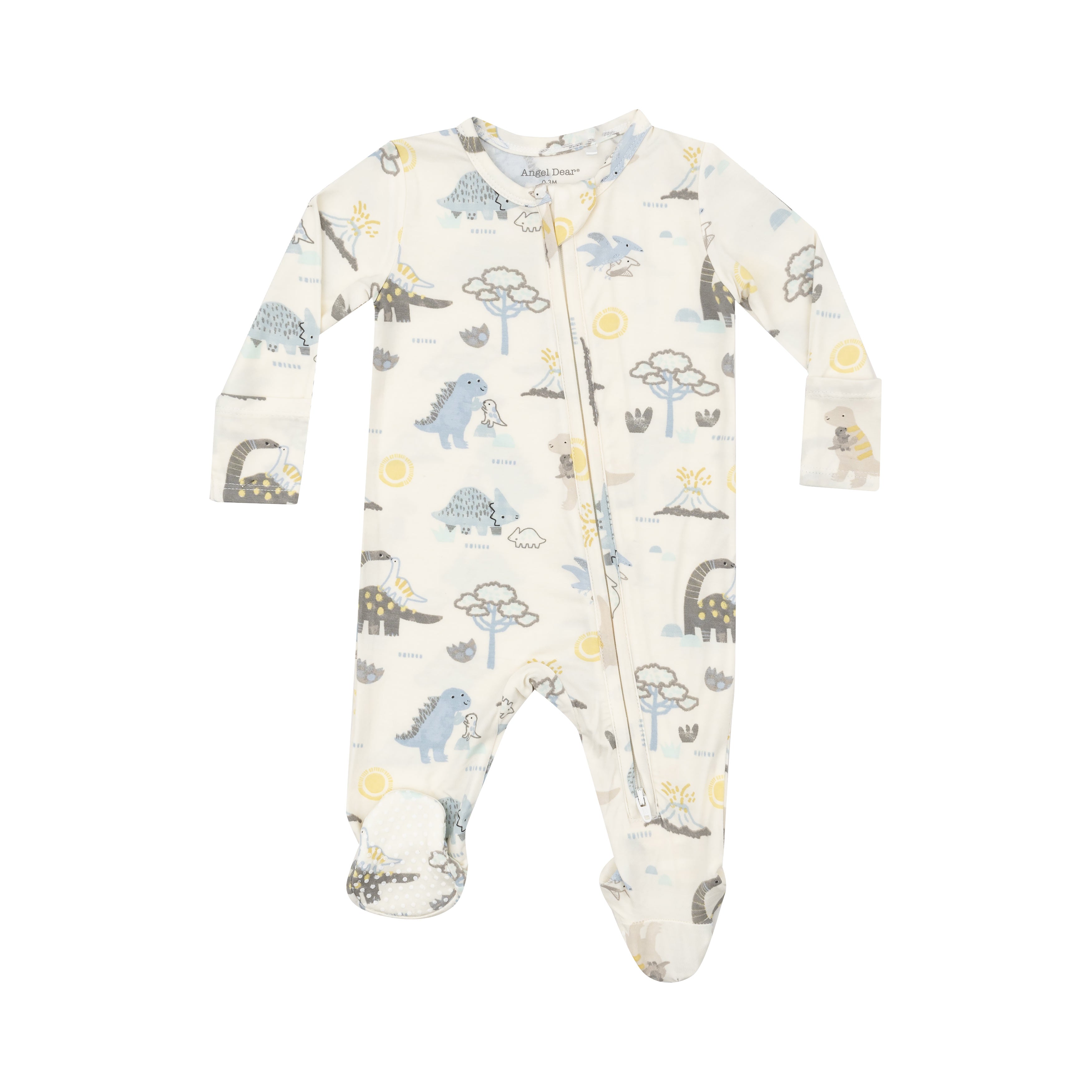 Baby Love Dinos Zipper Footie