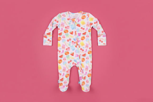 Gummy Bears - 2 Way Zipper Footie