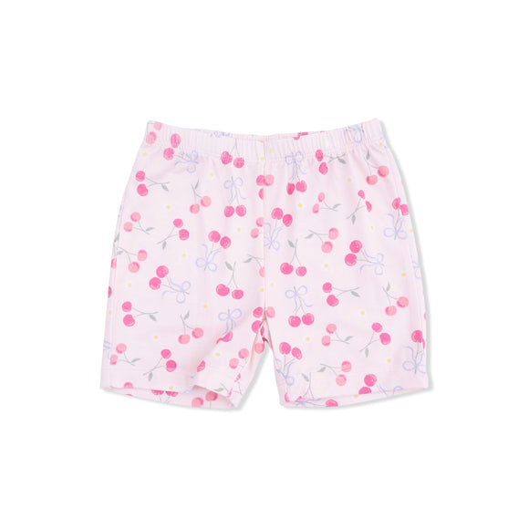 Sweet Bow Cherries Biker Shorts