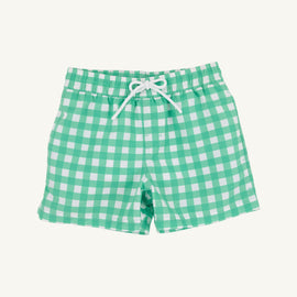 Tortola Trunks  Island Green Gingham