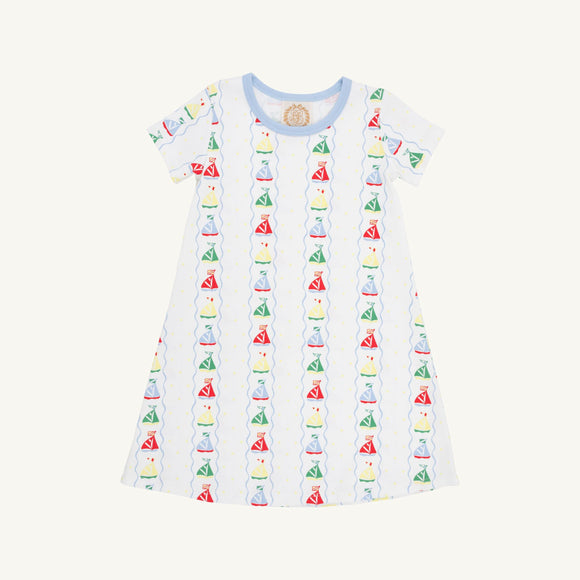 Polly Play Dress -Set Sail with Beale Street Blue