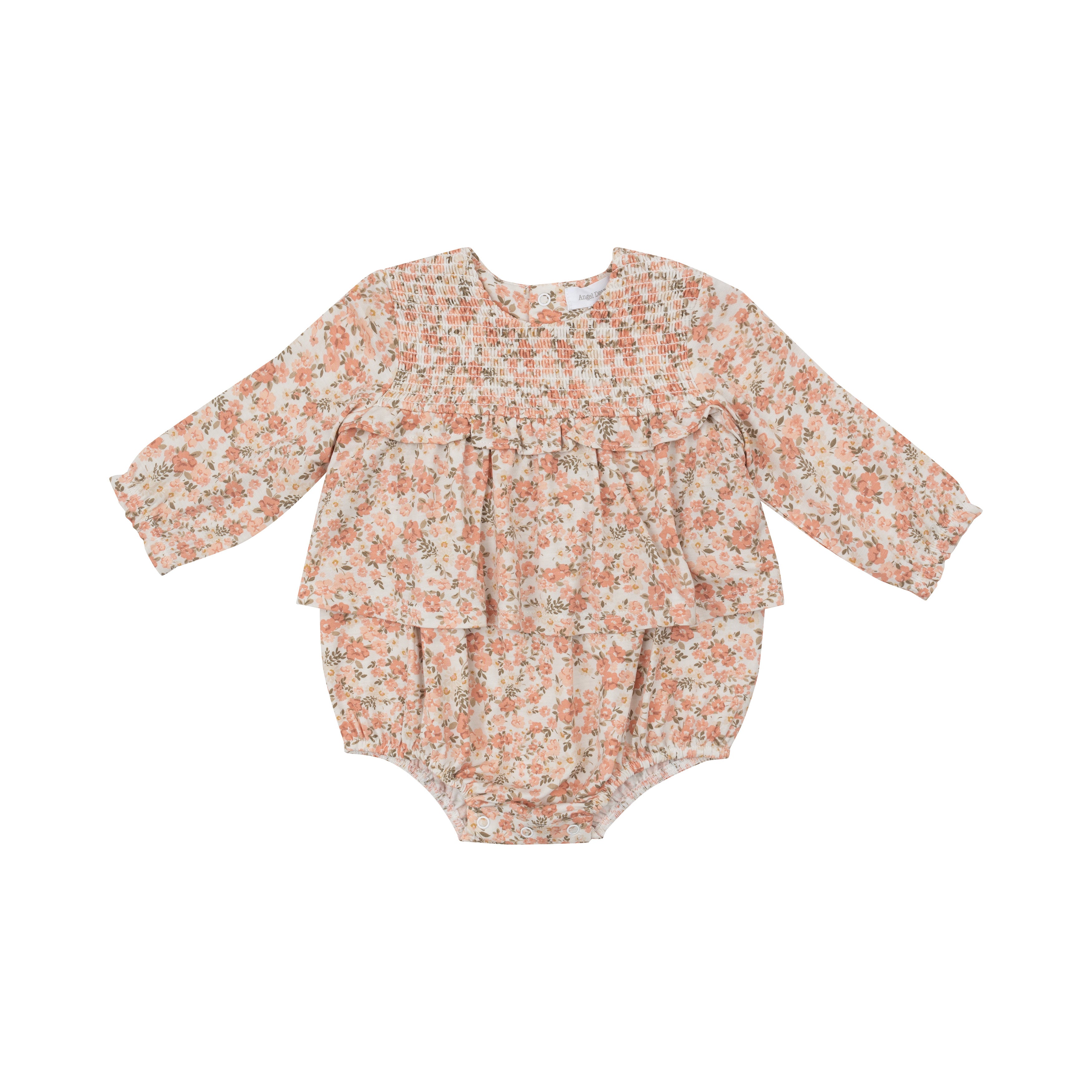 Sweet Rose Calico Skirt Onesie