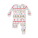 Nutcracker Fair Isle - 2 Way Zipper Footie-1