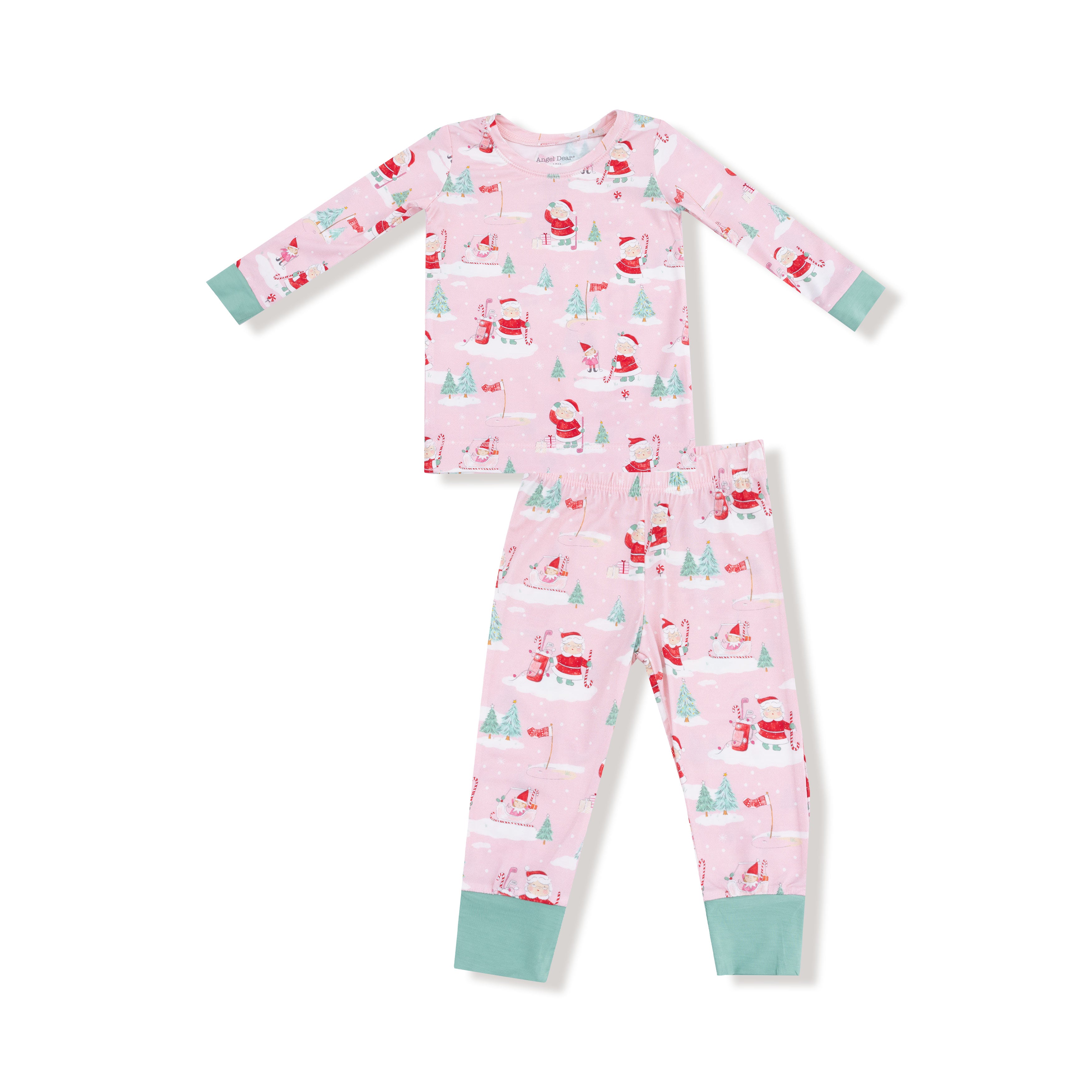 Golfing Mrs. Claus And Elves - L/s Loungewear Set
