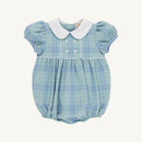 Audubon Park Plaid/Worth Ave White Cindy Lou Bubble-1