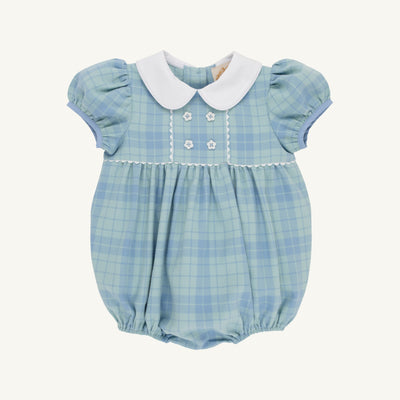 Audubon Park Plaid/Worth Ave White Cindy Lou Bubble