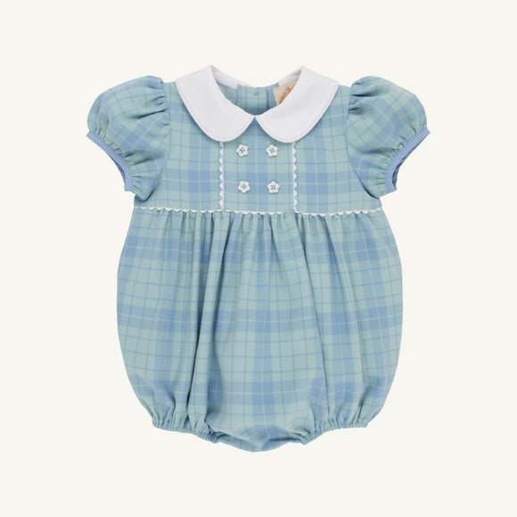 Audubon Park Plaid/Worth Ave White Cindy Lou Bubble