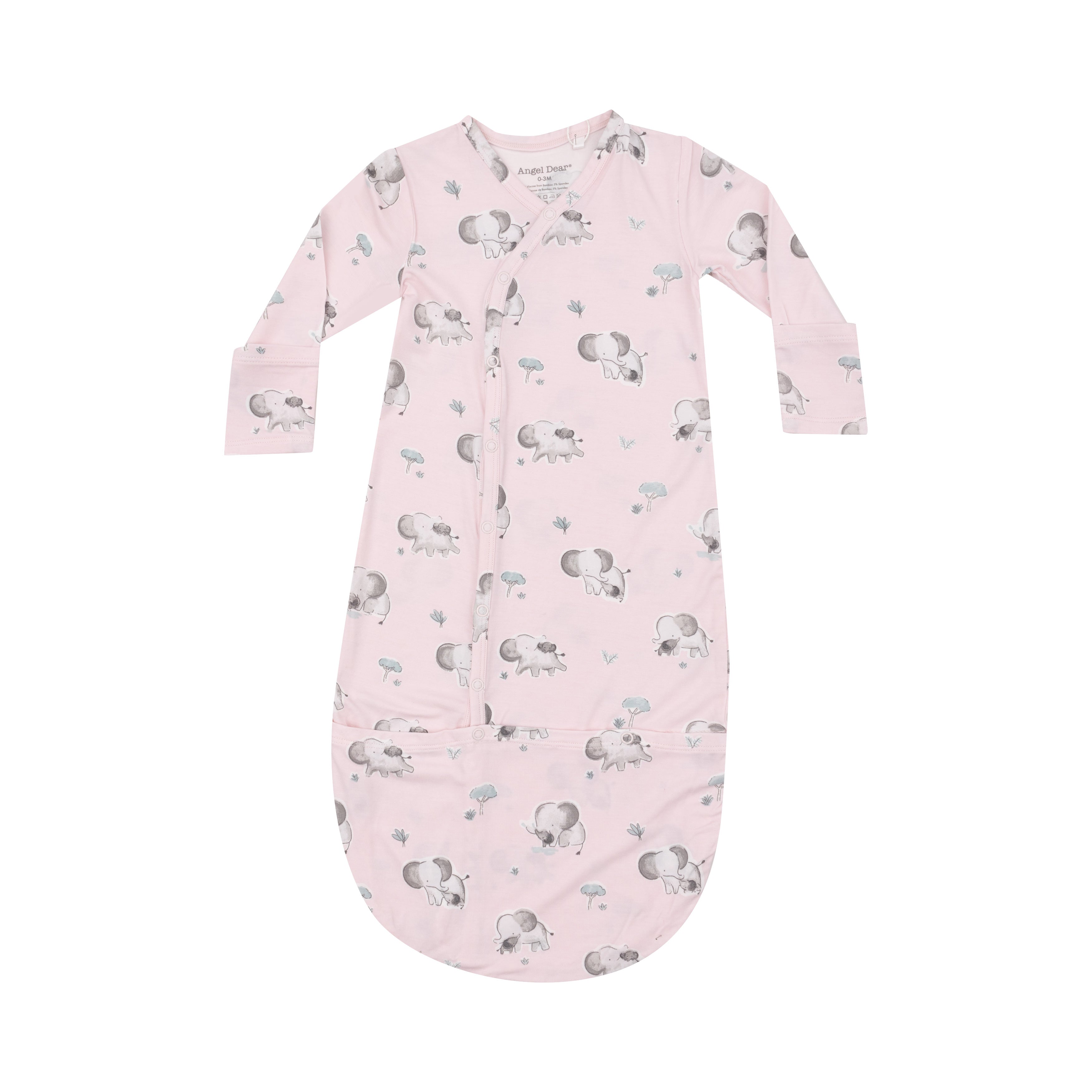 Elephants Pink Bundle Gown