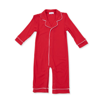 Ribbon Red - Long Sleeve Coat Style Romper ANGEL DEAR