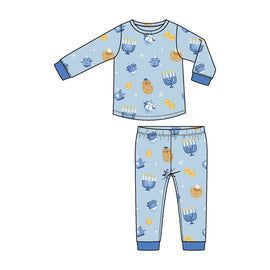 Hanukkah - Blue - Loungewear Set
