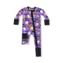 Costumed Ghost Glow in the Dark 2 Way Zipper Romper