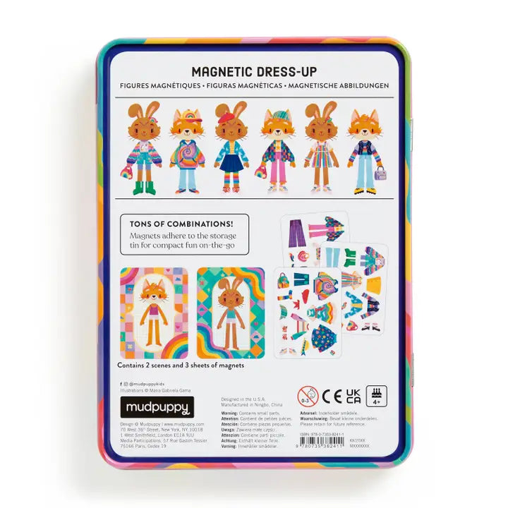 Rainbow Fashion Magnetic Dress-Up - 0