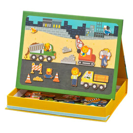 Construction Site Magnetic Play Scene - 0