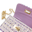 Teddy & Bow Tweed Purse-2