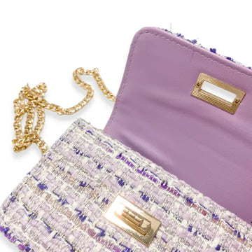 Teddy & Bow Tweed Purse - 0