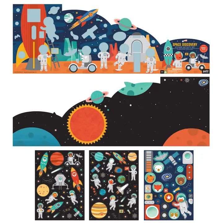 Space Discovery Sticker Activity Set - 0