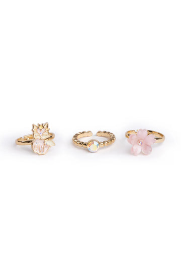 Foxy Floral Ring Set