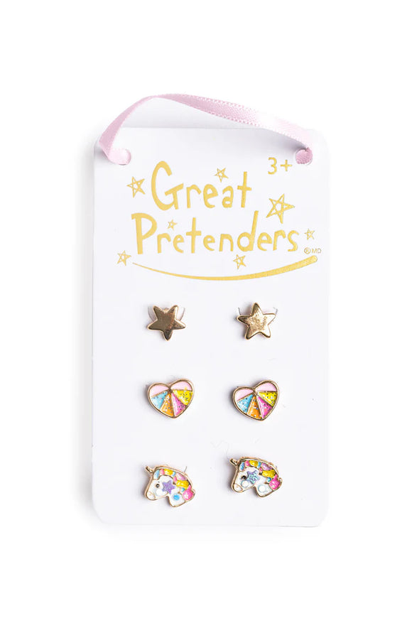 Cheerful Studded Earring Set