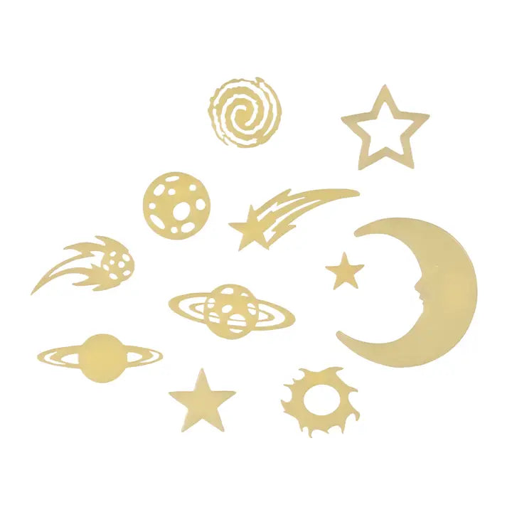 Cosmic Glow Stars Room Decor - Glow Stickers - 0