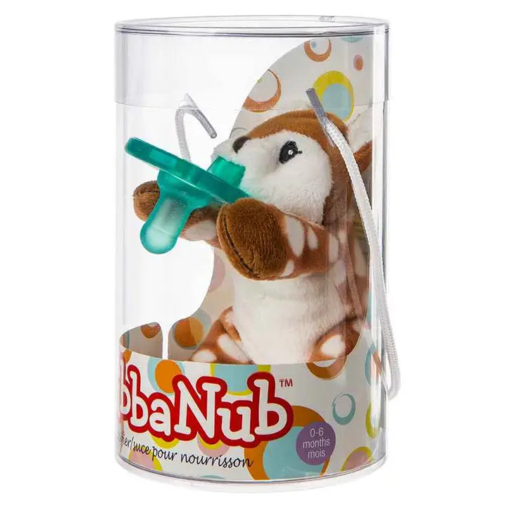 Amber Fawn Wubbanub Baby Pacifier JuJu's Kids Boutique