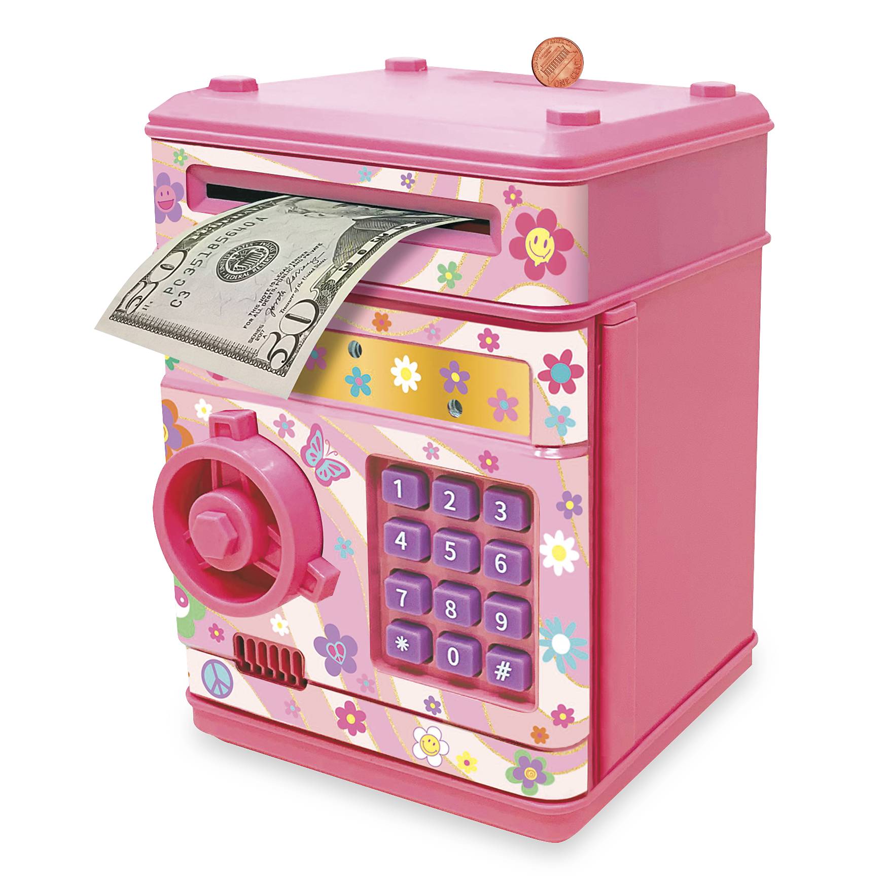 Groovy Flower Digital Safe