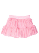 Girls Pink Active Tulle Skort-1