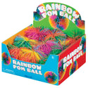 3.5" Rainbow Pom Ball, Squishy