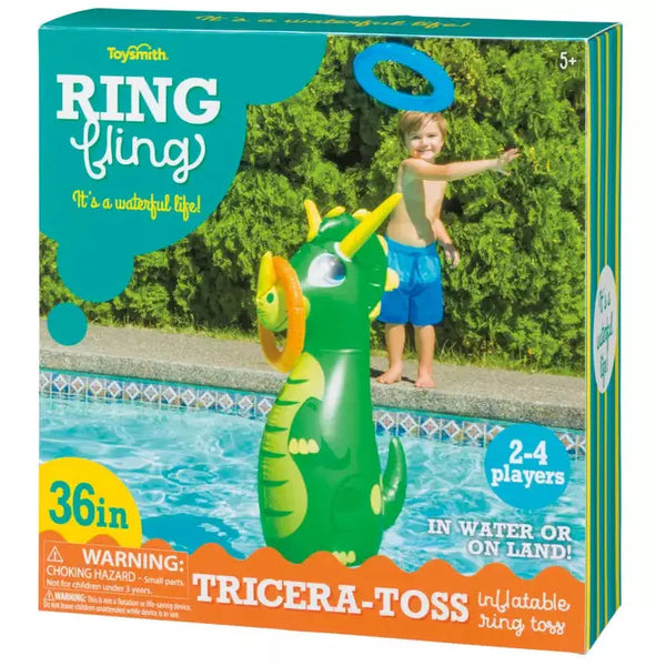 Tricera-Toss Inflatable Pool Ring Toss