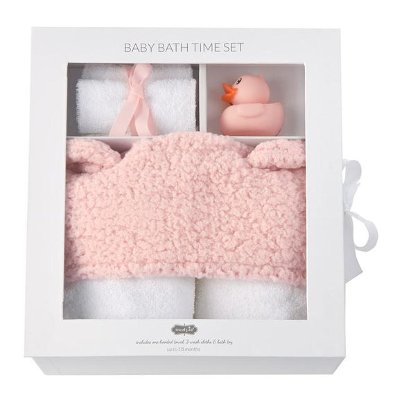 PINK BABY BATH TIME GIFT SET