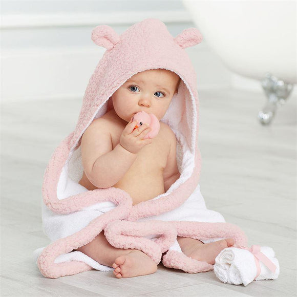 PINK BABY BATH TIME GIFT SET