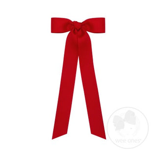Buy red Mini Grosgrain Bowtie with Streamer Tails