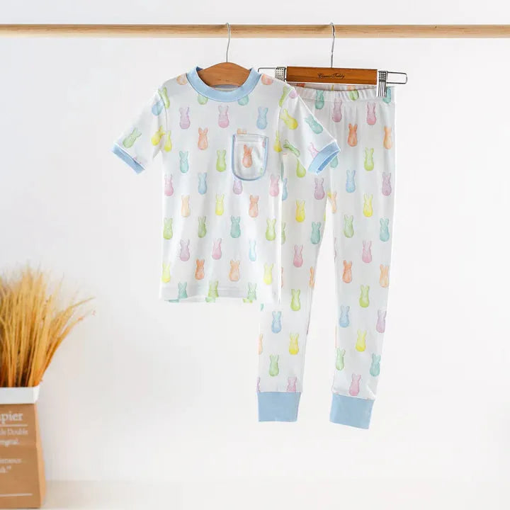 Hoppy Easter Organic Cotton Pajama Set