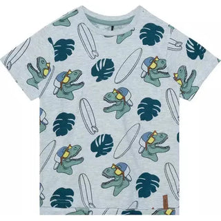 Buy oatmeal Printed Cotton Jersey T-Shirt - Little Boys