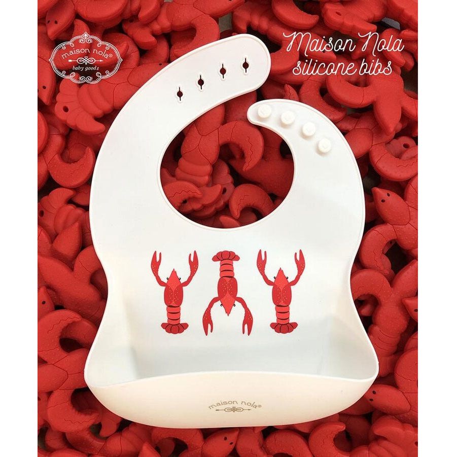 Crawfish Silicone Bib