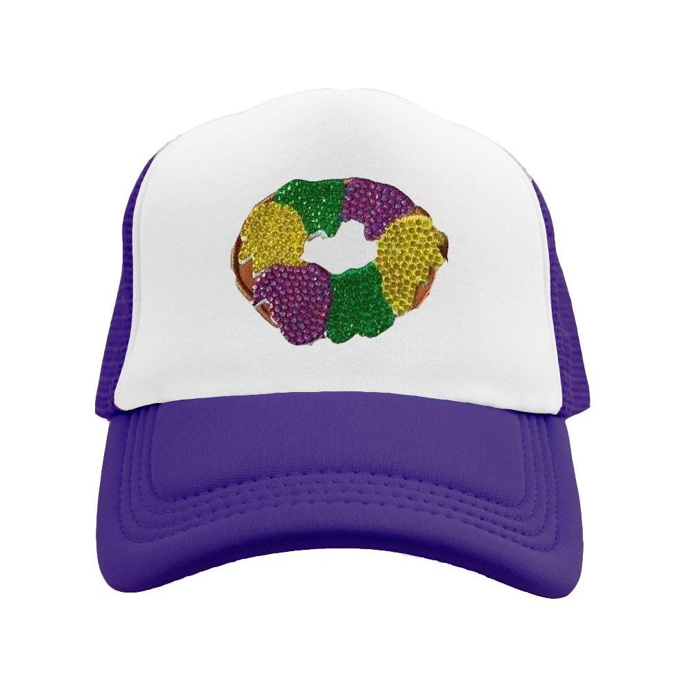 King Cake Rhinestone Hat