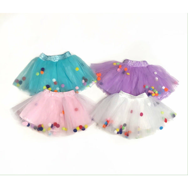 COLORFUL POM POM TUTUS