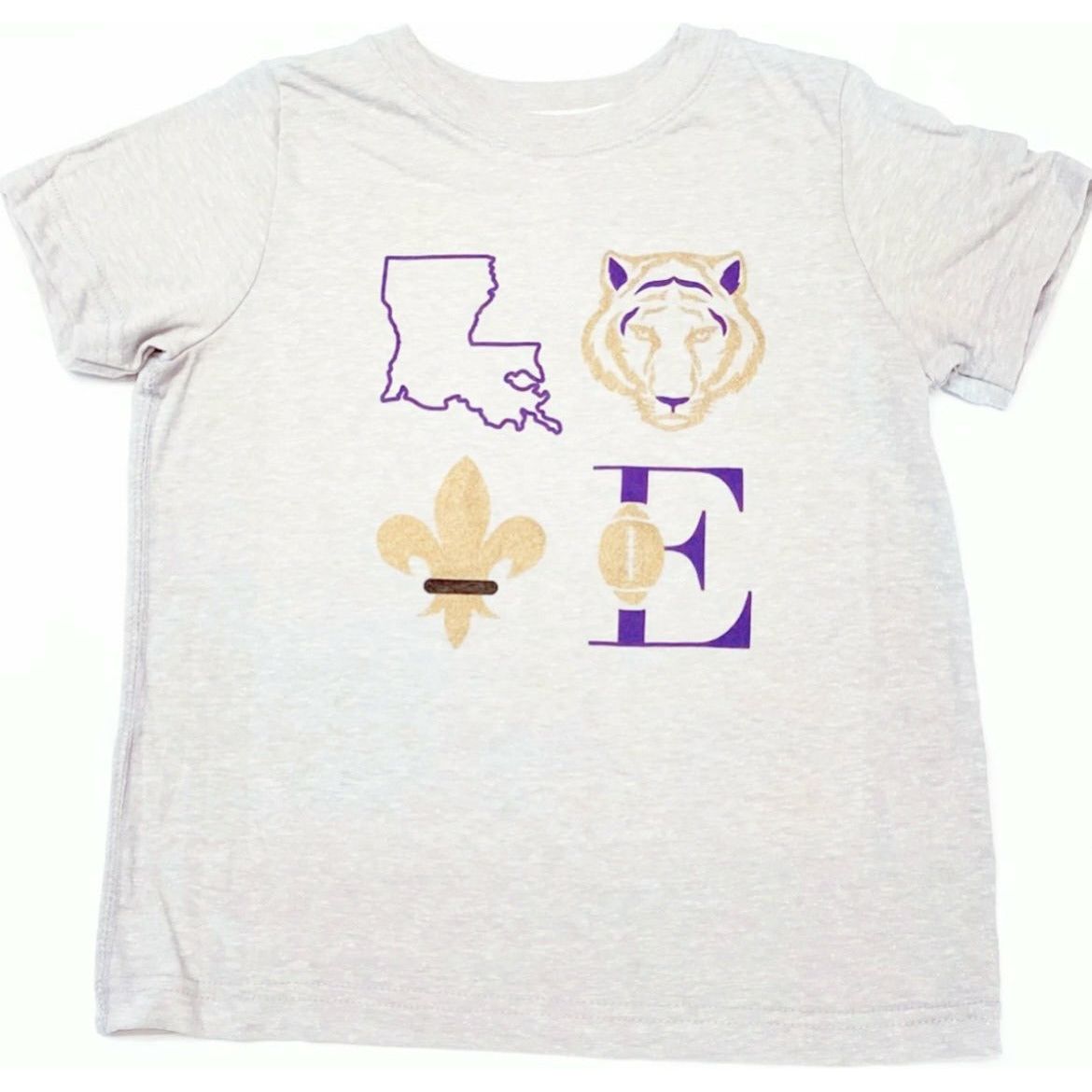 LOUISIANA FOOTBALL LOVE SHIRT