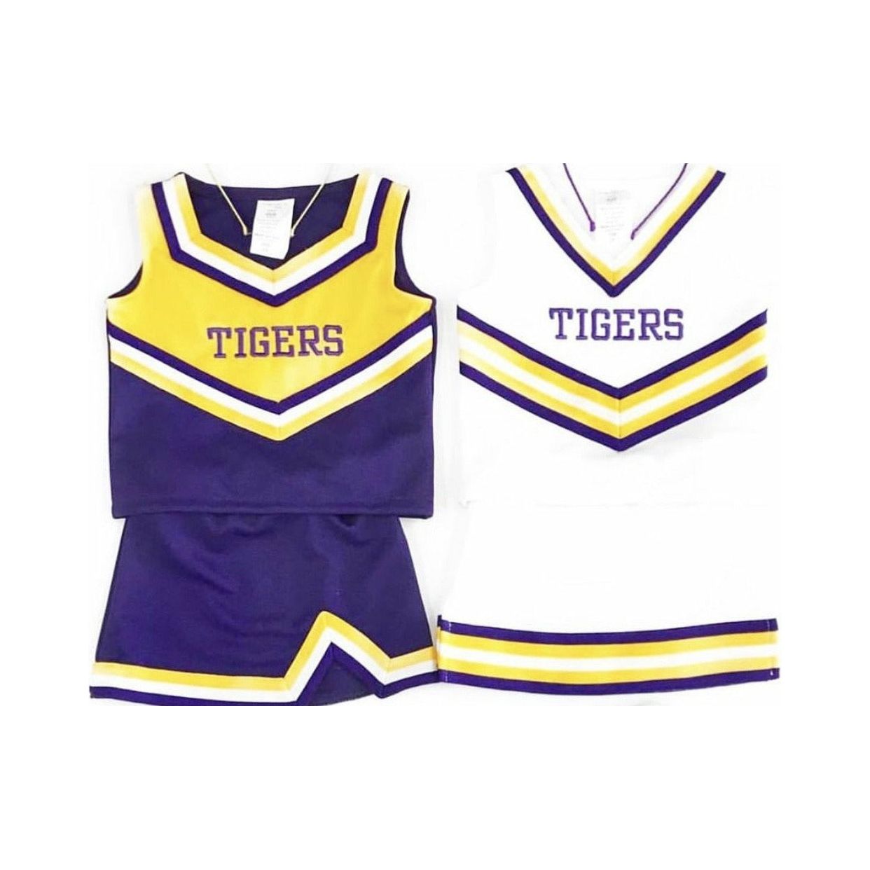 LSU WHITE CHEER UNIFORM