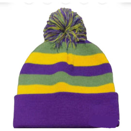 Mardi Gras Beanie