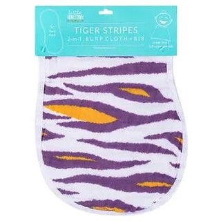 Tiger Stripes Burp and Bib