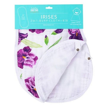 Iris 2 in 1 Bib and Burp